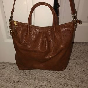 H & M purse with Tory Burch keychain
